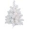 Northlight Pre-Lit Artificial Christmas Tree - 18" - White - Multicolor Lights